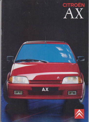 Citroen AX Prospekt 1990