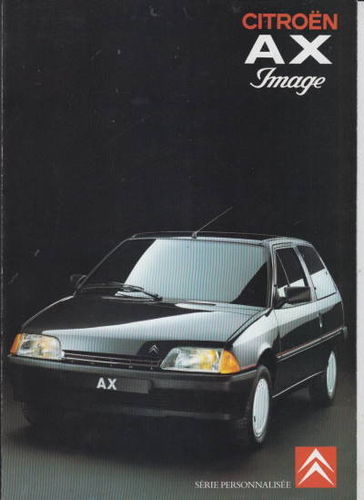 Citroen AX Image Prospekt F 1990