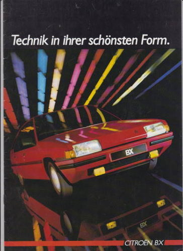 Citroen BX Prospekt 1985