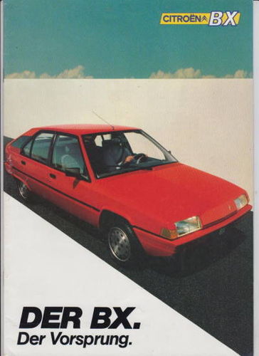 Citroen BX Prospekt 1983