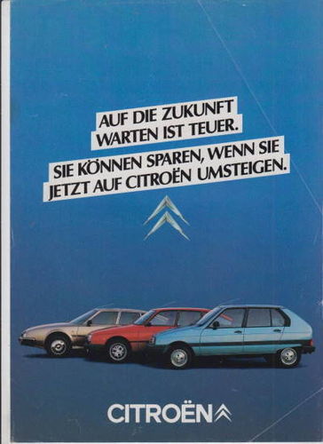 Citroen Programm Prospekt 1983