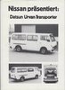 Datsun Urvan  Prospekt 1980
