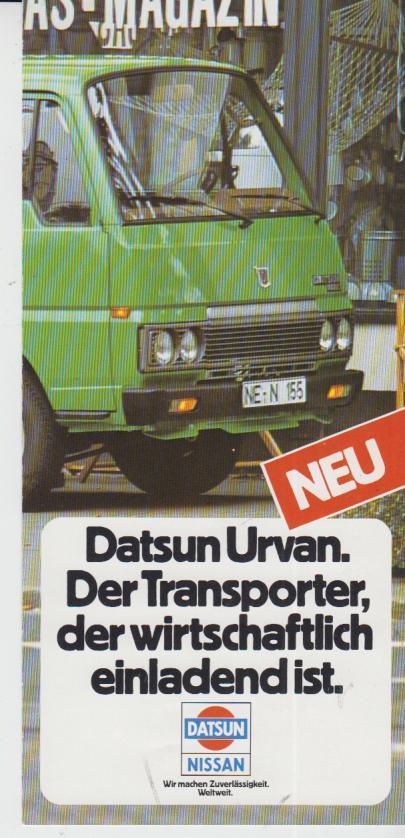 Datsun Urvan Prospekt 80er J.