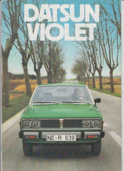 Datsun Violet Prospekt