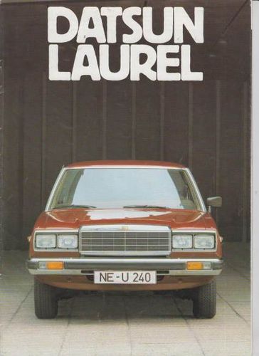 Datsun Laurel alter Prospekt