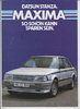 alter Autoprospekt Datsun Stanza Maxima