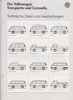 VW  Caravelle Prospekt Technik 1990