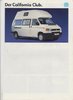 VW  California Club 1991 Prospekt