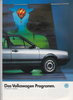 VW  Programm Prospekt 1987