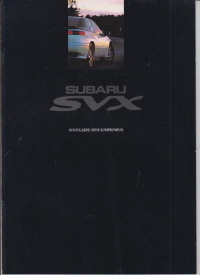 Subaru SVX Prospekt 1992
