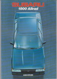 Subaru 1800 Allrad 1986 Prospekt