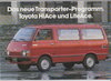 Toyota Programm Prospekt 1981
