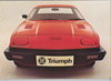 Triumph TR 7 britischer Prospekt 1976