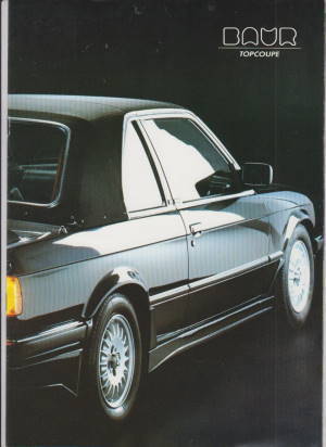 BMW Baur-Cabrio toller Prospekt
