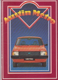 Austin Metro Prospekt Italien 1981