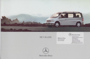 Mercedes V Klasse Prospekt 2000