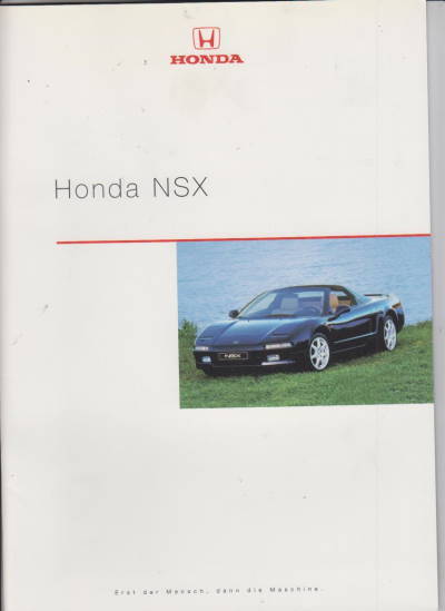 Honda NSX Prospekt 1999