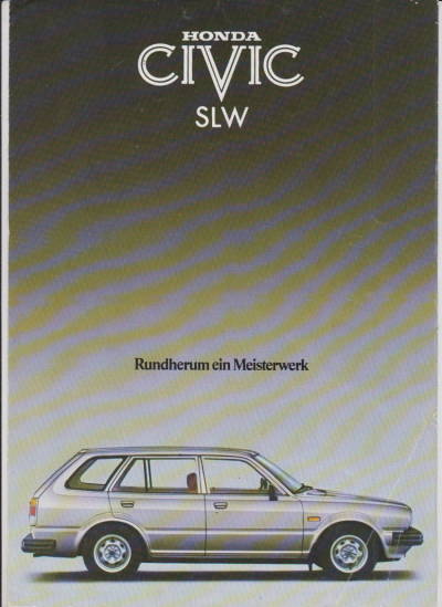 Honda Civic SLW Autoprospekt 1980