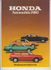 Honda Programm 1980 Prospekt