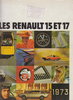 Renault 15 - 17 Prospekt Frankreich 1973