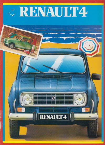 Renault 4 Autoprospekt Italien