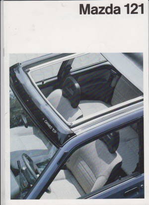 Mazda 121 Autoprospekt 1989