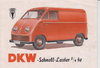 Prospekt DKW Schnell-Laster 1955