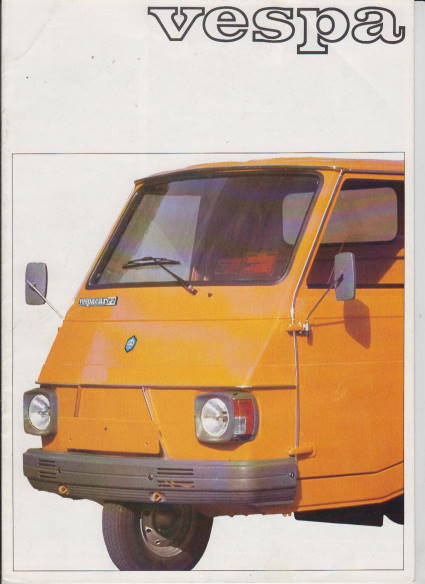 Prospekt Vespa Vespacar P2