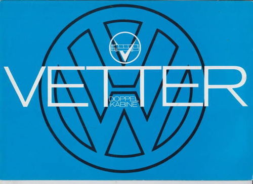 Vetter Doppelkabine für VW LT Prospekt