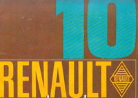 Renault 10 Autoprospekte