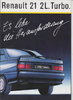 Renault 21 - 2L Turbo Autoprospekt 1987