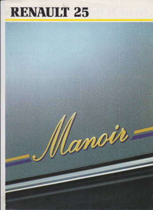 Renault 25 Mamoir Auto-Prospekt 1989