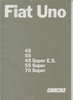 Prospekt Katalog Fiat Uno 1983
