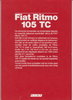 Fiat  Ritmo 105 TC Prospekt NL 1983