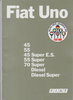 Prospekt  1984 Katalog Fiat Uno