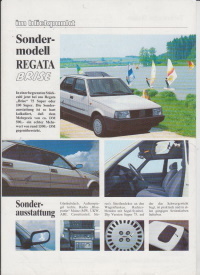 Fiat  Regata Sondermodell Brise Prospekt 1985