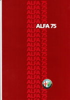 Alfa 75 Autoprospekte