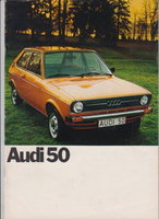 Audi 50 Autoprospekte