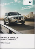 BMW X3 Autoprospekte