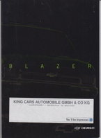 Chevrolet Blazer Autoprospekte
