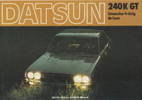Datsun 240 Autoprospekte