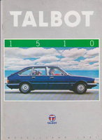 Talbot 1510 Autoprospekte