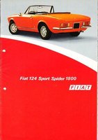 Fiat 124 Autoprospekte