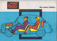 Fiat 600 Autoprospekte