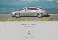 Mercedes CLS Preislisten