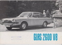 Glas 2600 Autoprospekte