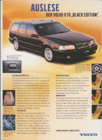 Volvo V70 Black Edition Prospekt 1999