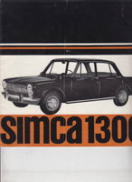 Simca 1300 - 1500 Autoprospekte