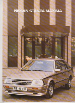 KFZ-Prospekt Nissan Stanza Maxima