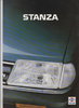 Nissan Stanza   Prospekt 1984 mit Emblem